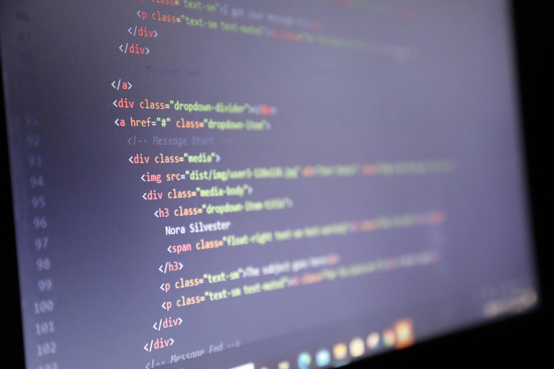 Person working on computer with coding interface displaying programming skills assessment