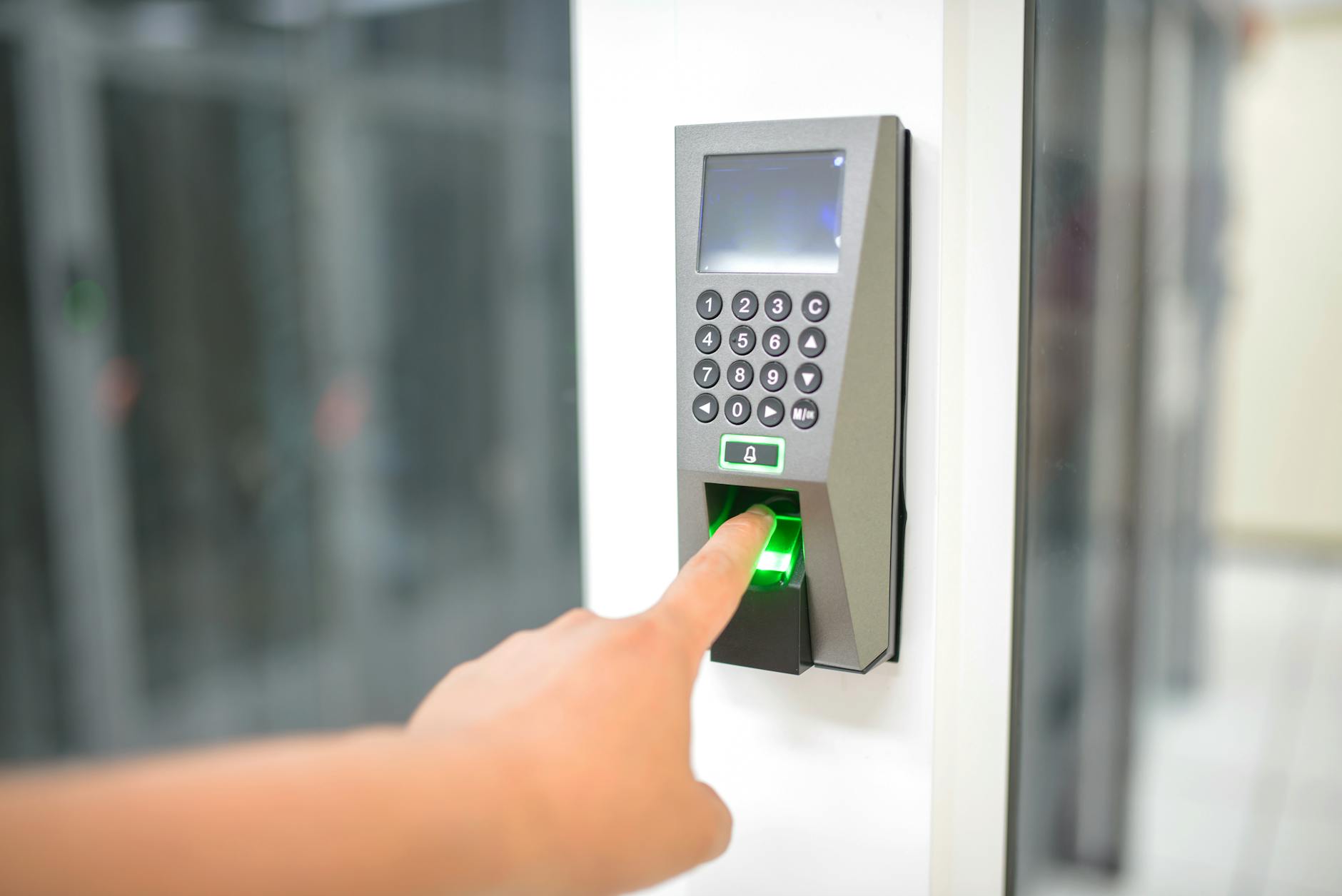 High-tech authentication device examining luxury goods with magnification and digital analysis