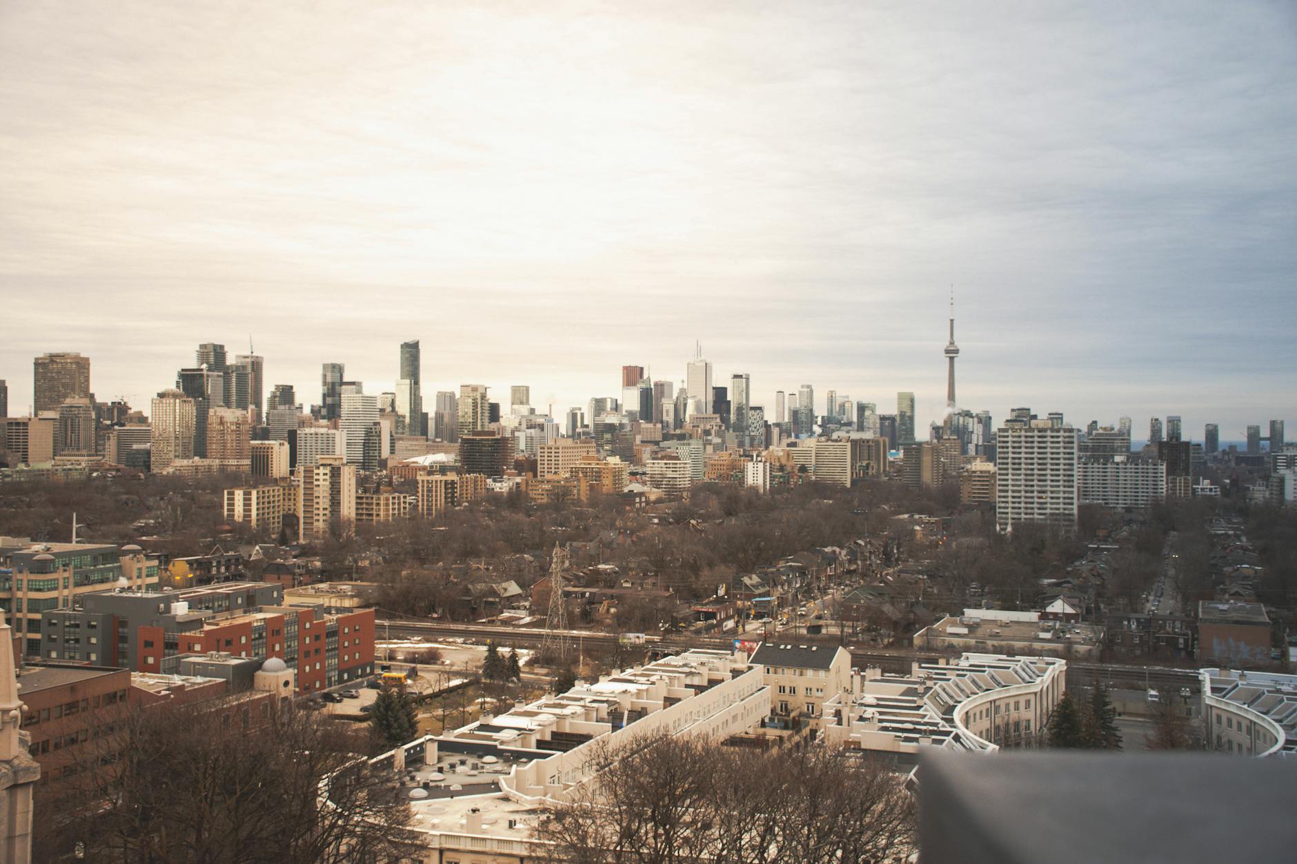 Urban downtown district representing the broader economic impact on local markets