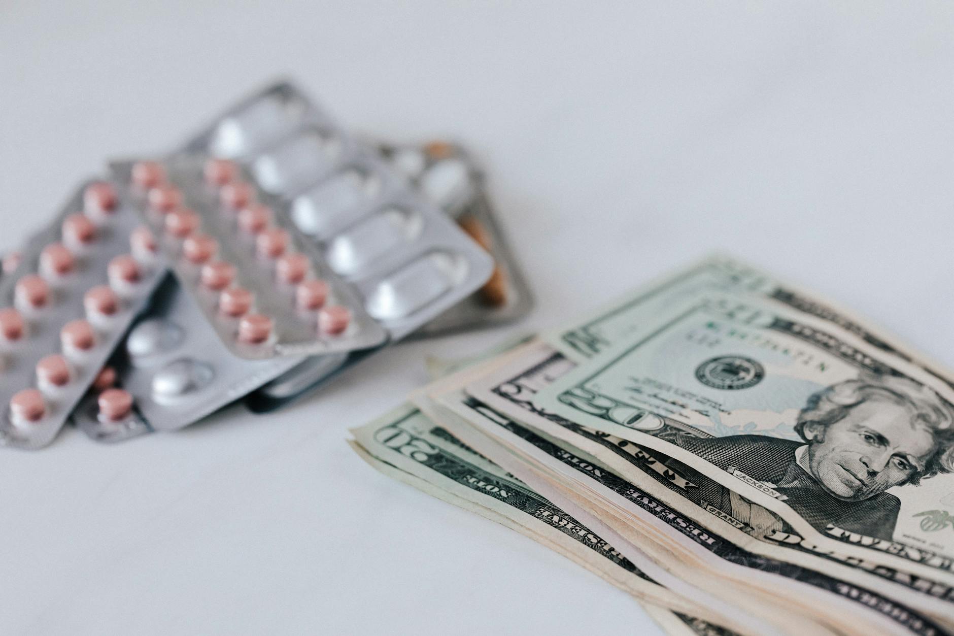 Financial documents and charts showing healthcare premium calculations and cost analysis