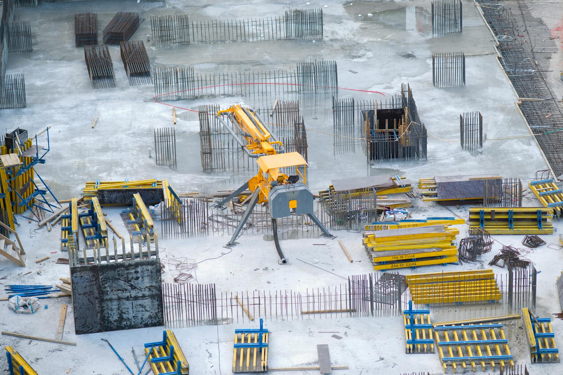 Stadium construction representing the infrastructure investments in destination markets