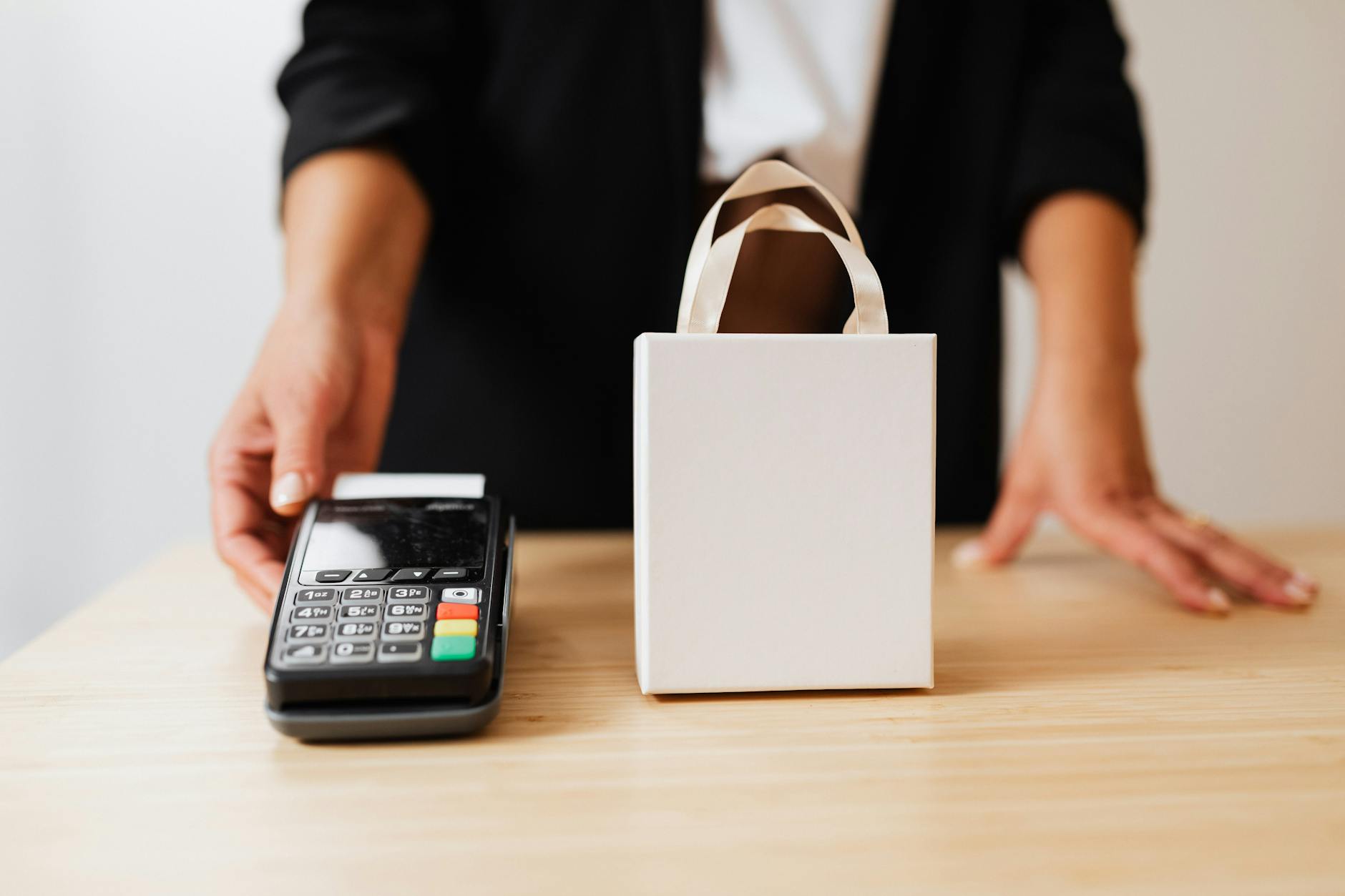 Customer using mobile app to interact with automated retail pickup system