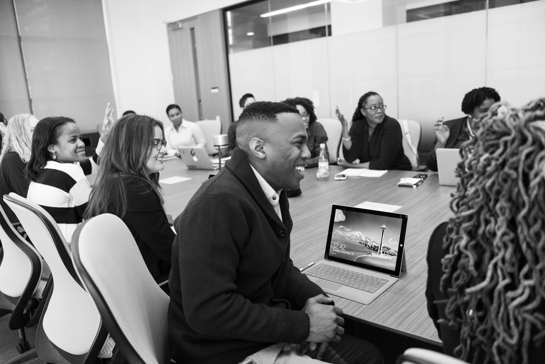 Corporate professionals in skills development workshop session