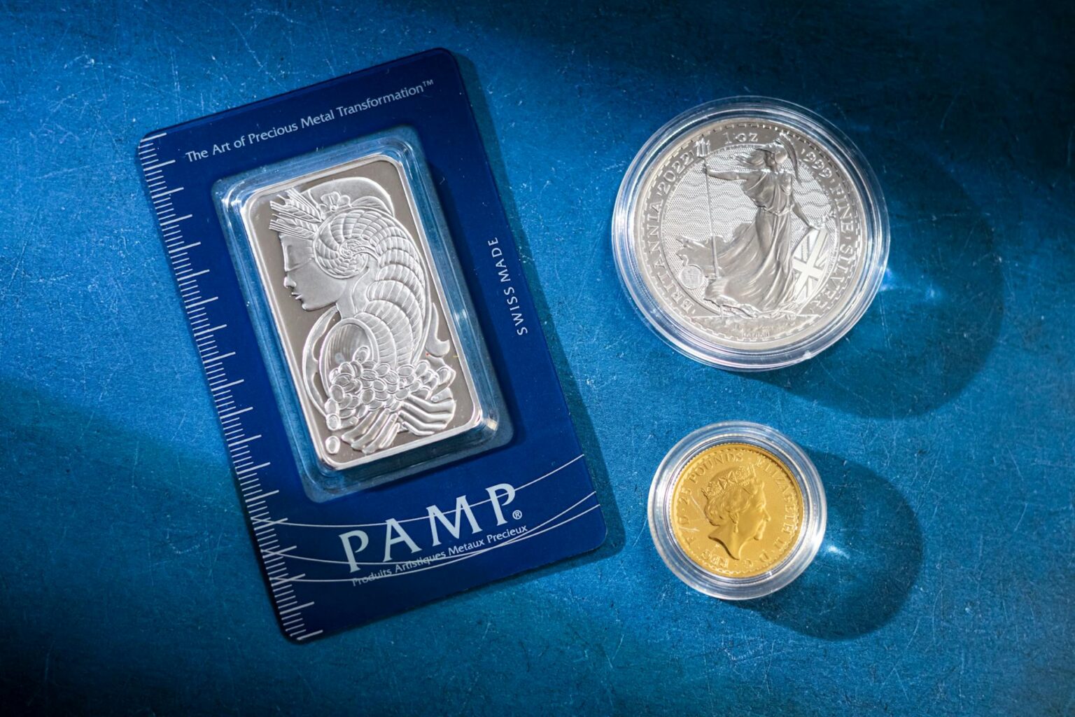 Stacked gold bars representing institutional gold investment and ETF demand
