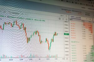 Retail Investors Are Piling Into Leveraged ETFs at Record Pace Close-up of a stock market trading screen showing red and green price movements