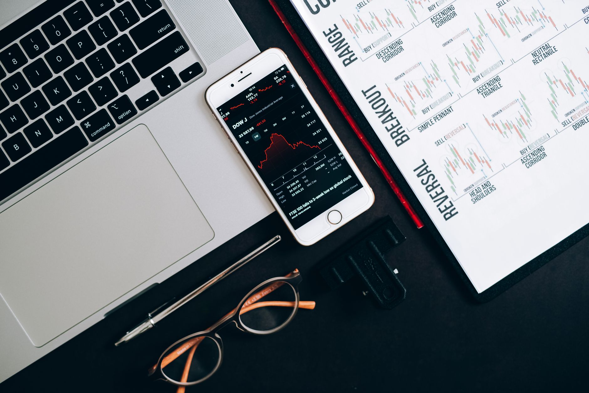 Fixed income trading desk with screens showing bond spread data